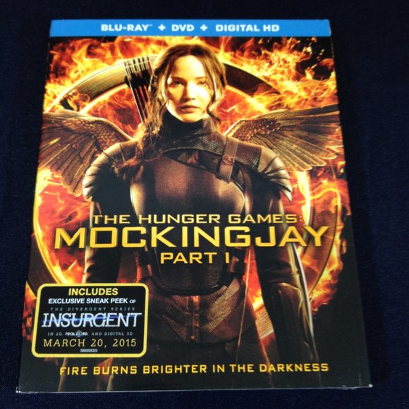 The Hunger Games Mockingjay Part 1 - 2015 - Widescreen - Bluray DVD - New - Picture 1 of 6